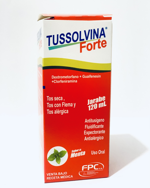 TUSSOLVINA FORTE MENTA JARABE *120ML - Xanafiz
